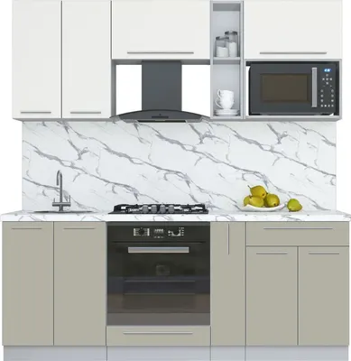 

Кухонный гарнитур, Мила Пластик 2.0