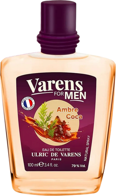 Туалетная вода Ulric de Varens Ambre Coca for men (100мл) - 