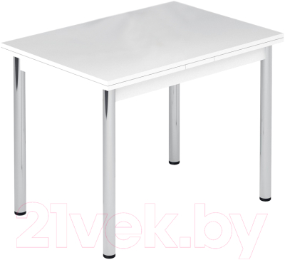 Обеденный стол Импэкс Leset Марсель 2Р (метал хром/белый)
