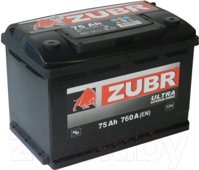 Автомобильный аккумулятор Zubr Ultra New L+ (75 А/ч)