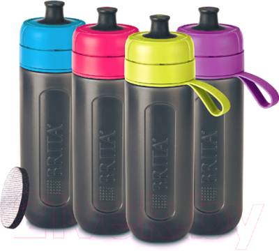 Фильтр-бутылка для воды Brita Fill&Go Active (фиолетовый)