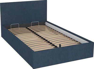 

Полуторная кровать, Диана Blue с подъемным механизмом КР2-BL1200 120x200