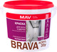 Краска MAV Brava Acryl 35у для окон и дверей ВД-АК-1035у (1л, белый М-1 полуглянцевый) - 