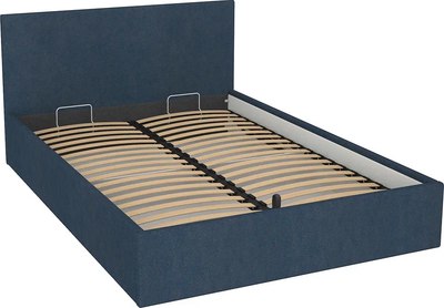 

Полуторная кровать, Диана Blue с подъемным механизмом КР2-BL1400 140x200