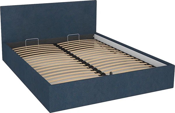 Двуспальная кровать МДК Диана Blue с подъемным механизмом КР2-BL1600 160x200