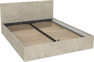 Двуспальная кровать МДК Диана Ivory с подъемным механизмом КР2-IV1600 160x200 - 