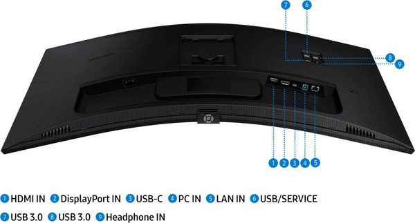 Монитор Samsung ViewFinity S6 / LS34C650UAIXCI (черный)