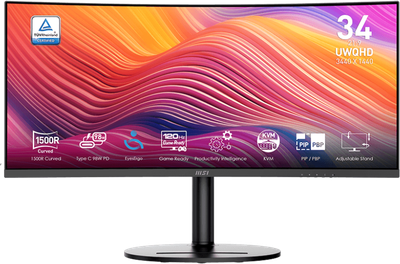 Монитор MSI Modern MD342CQP (9S6-3PC59H-031) - 
