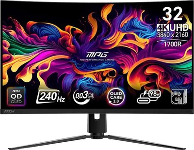 Монитор MSI MPG 321CURX QD-OLED (9S6-3DD64T-003) - 