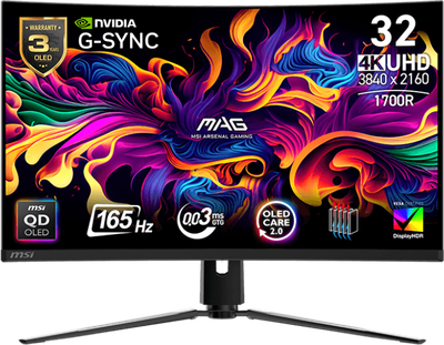 Монитор MSI MAG 321CUP QD-OLED (9S6-3DD54T-003) - 
