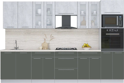 

Кухонный гарнитур, Мила Пластик 3.2