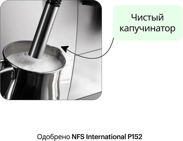 Средство для очистки капучинатора Чистое Море Для промывки системы подачи молока (1л)