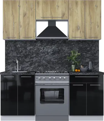 

Кухонный гарнитур, Мила Пластик 1.8 А