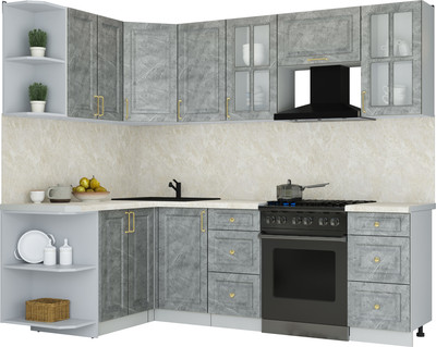 

Кухонный гарнитур, Мила Шато 1.5x2.4 LV