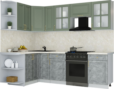 

Кухонный гарнитур, Мила Шато 1.5x2.5 LV