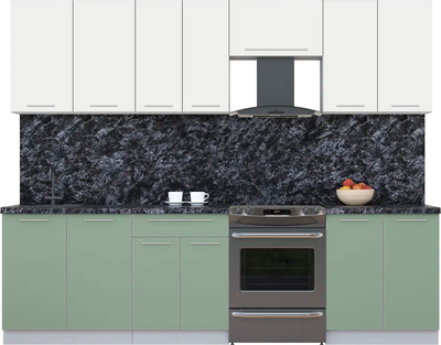 

Кухонный гарнитур, Мила Пластик 2.7 А