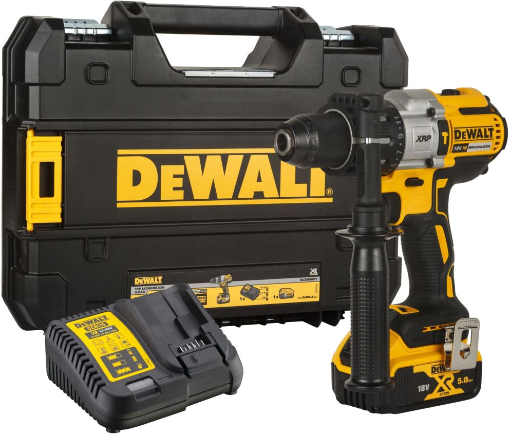 Профессиональная дрель-шуруповерт DeWalt DCD996P1