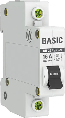 Выключатель нагрузки EKF Basic 1P 16А ВН-29 / SL29-1-16-bas - 