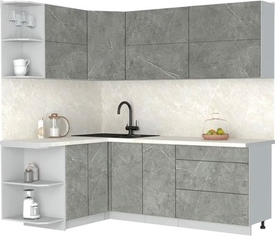 

Кухонный гарнитур, Мила Матте 1.5x2.2 А