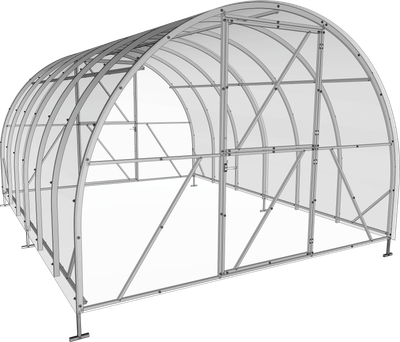 

Каркас теплицы, Атлант 3х6 дуги 40х20 шаг 67 / 15320