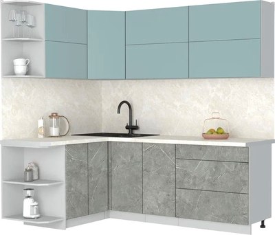

Кухонный гарнитур, Мила Матте 1.5x2.2 А