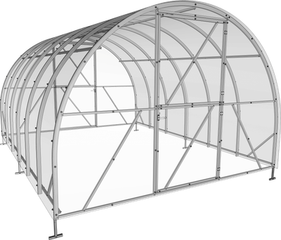 Каркас теплицы ИМпласт Атлант 3х8 дуги 40х20 шаг 67 / 15321