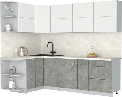 

Кухонный гарнитур, Мила Матте 1.5x2.5 А