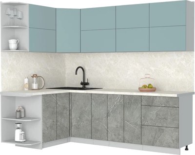

Кухонный гарнитур, Мила Матте 1.5x2.5 А
