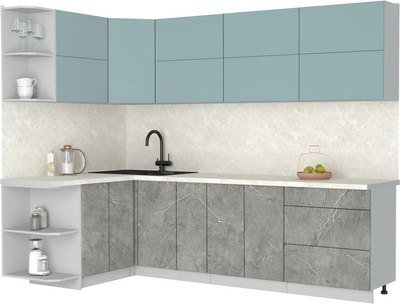 

Кухонный гарнитур, Мила Матте 1.5x2.7 А