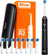 Электрическая зубная щетка Bitvae BV R2 Rotary E-Toothbrush+8 насадок+чехол+крышка (черный) - 