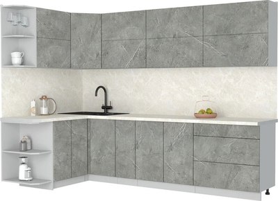 

Кухонный гарнитур, Мила Матте 1.5x2.9 А