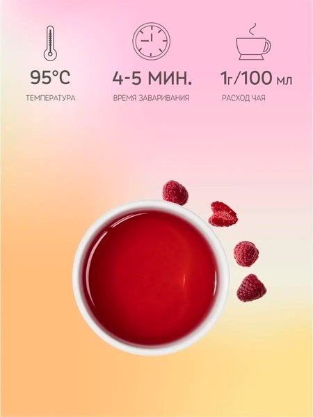 Чайный напиток Teaco Гранат с малиной и гибискусом (100г)