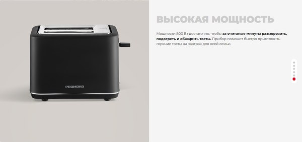 Тостер Redmond T905 (черный)