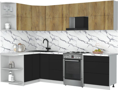 

Кухонный гарнитур, Мила Матте 1.5x2.7 Б