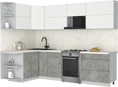

Кухонный гарнитур, Мила Матте 1.5x2.8 Б