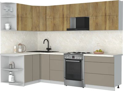 

Кухонный гарнитур, Мила Матте 1.5x2.8 Б
