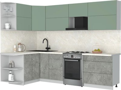 

Кухонный гарнитур, Мила Матте 1.5x2.8 Б