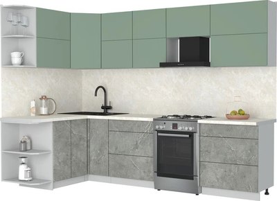

Кухонный гарнитур, Мила Матте 1.5x2.9 Б