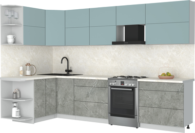 

Кухонный гарнитур, Мила Матте 1.5x3.2 Б