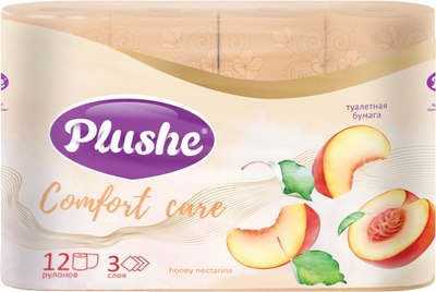 

Туалетная бумага, Comfort care Honey Necta 3сл