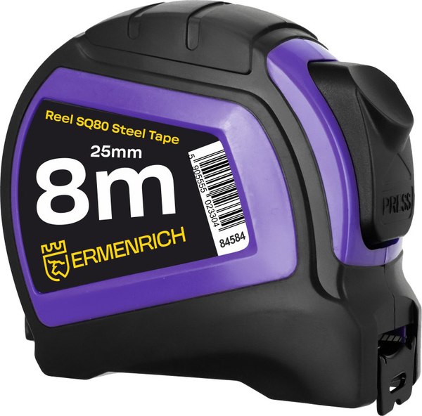 Рулетка Ermenrich Reel SQ80 / 84584 (фиолетовый)