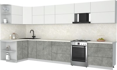 

Кухонный гарнитур, Мила Матте 1.5x3.9 Б