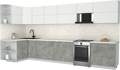 

Кухонный гарнитур, Мила Матте 1.5x4.0 Б