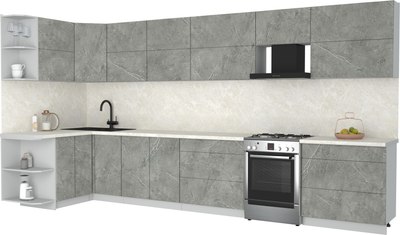 

Кухонный гарнитур, Мила Матте 1.5x4.0 Б