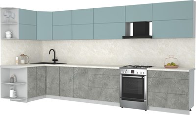 

Кухонный гарнитур, Мила Матте 1.5x4.0 Б