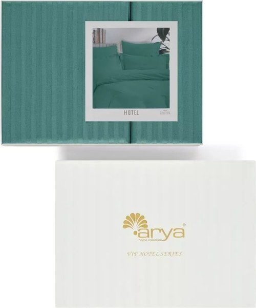 Комплект постельного белья Arya Vip Страйп Сатин 1.5сп / 8680943244444