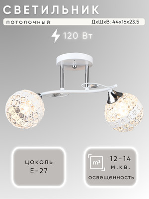 

Потолочный светильник, НПБ 02-2x60-101 / N6431/2