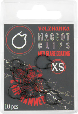 Набор клипс для грузила Волжанка Maggot Clips / CVMC-XS (10шт) -