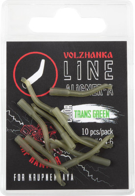 Лентяйка для крючков Волжанка Line Aligner-A /  LVLAAB-TG (10шт, зеленый) -