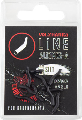 Лентяйка для крючков Волжанка Line Aligner-A / LVLAAN-SI (10шт, Silt) -
